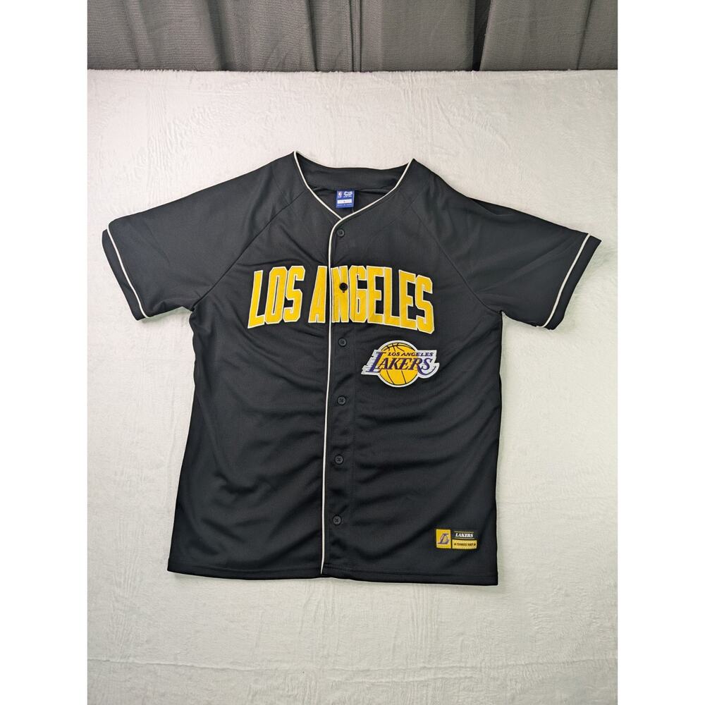 Ultra Game Los Angeles Lakers NBA Basketball Baseball Jersey Size Large
